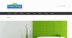 Desktop Screenshot of district-design.com